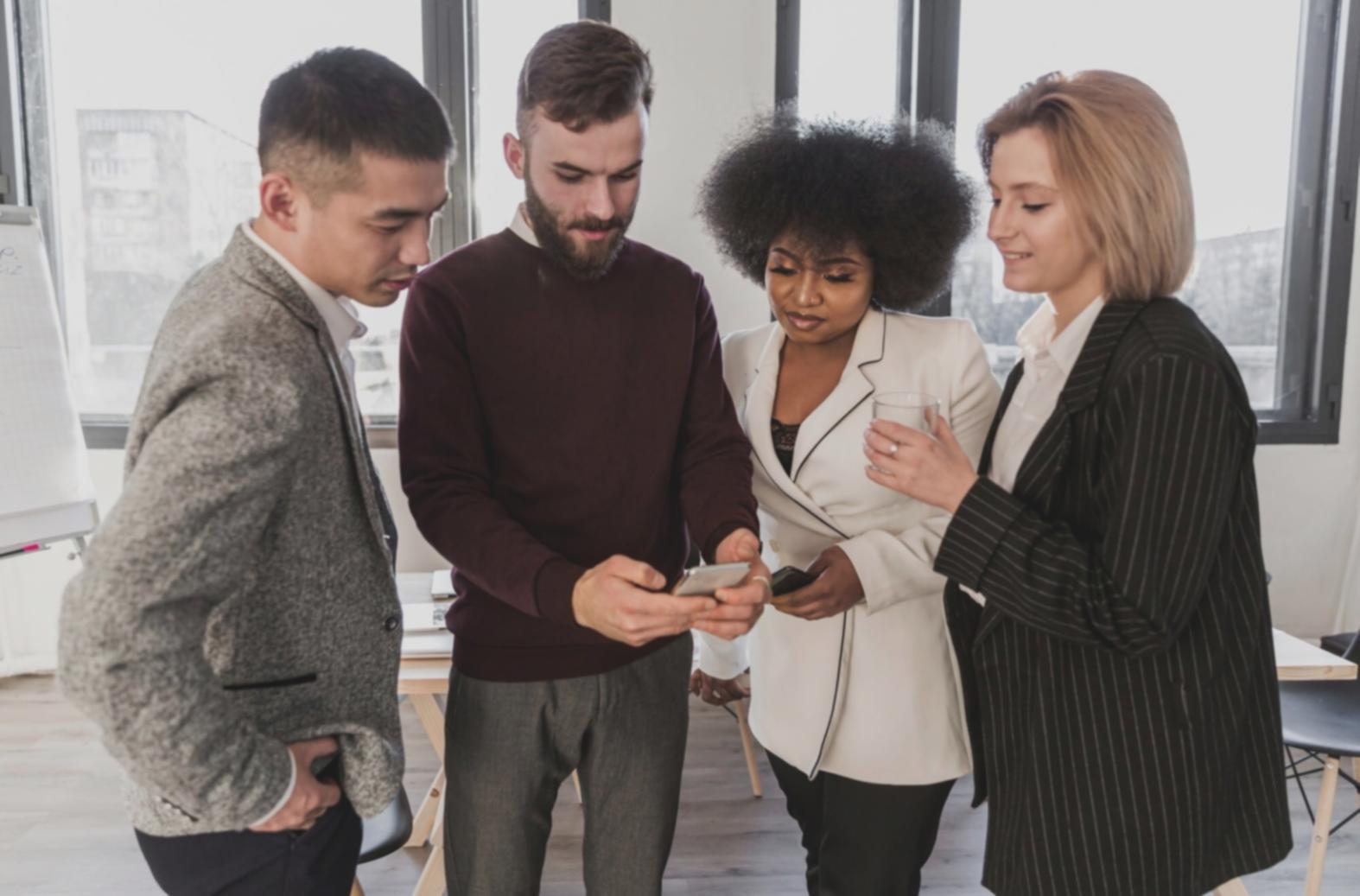 Session de formation avec entrepreneurs